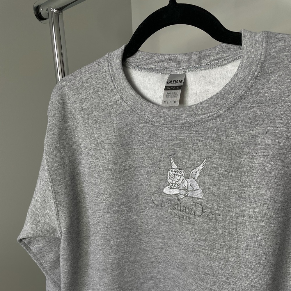 CD Inspired Custom Embroidered Crew